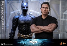 Batman Armory with Bruce Wayne The Dark Knight Rises Movie Masterpiece 1/6 Action Figures & Diorama by Hot Toys