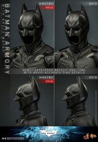 Batman Armory with Bruce Wayne The Dark Knight Rises Movie Masterpiece 1/6 Action Figures & Diorama by Hot Toys