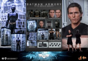 Batman Armory with Bruce Wayne The Dark Knight Rises Movie Masterpiece 1/6 Action Figures & Diorama by Hot Toys