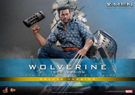 Wolverine (1973 Version) Deluxe Version X-Men Days of Future Past Movie Masterpiece 1/6 Action Figure by Hot Toys