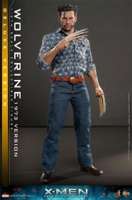 Wolverine (1973 Version) Deluxe Version X-Men Days of Future Past Movie Masterpiece 1/6 Action Figure by Hot Toys