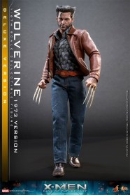 Wolverine (1973 Version) Deluxe Version X-Men Days of Future Past Movie Masterpiece 1/6 Action Figure by Hot Toys