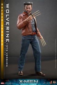 Wolverine (1973 Version) Deluxe Version X-Men Days of Future Past Movie Masterpiece 1/6 Action Figure by Hot Toys