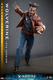 Wolverine (1973 Version) Deluxe Version X-Men Days of Future Past Movie Masterpiece 1/6 Action Figure by Hot Toys