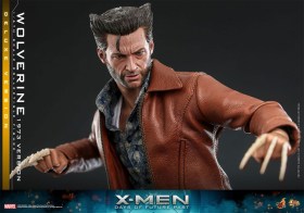 Wolverine (1973 Version) Deluxe Version X-Men Days of Future Past Movie Masterpiece 1/6 Action Figure by Hot Toys