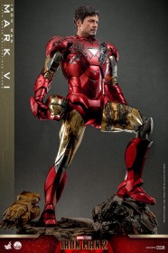 Iron Man Mark VI Iron Man 2 Action Figure 1/4 Scale by Hot Toys