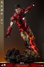 Iron Man Mark VI Iron Man 2 Action Figure 1/4 Scale by Hot Toys