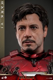 Iron Man Mark VI Iron Man 2 Action Figure 1/4 Scale by Hot Toys