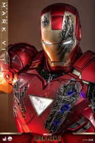 Iron Man Mark VI Iron Man 2 Action Figure 1/4 Scale by Hot Toys