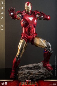 Iron Man Mark VI Iron Man 2 Action Figure 1/4 Scale by Hot Toys