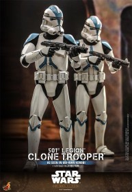 Clone Trooper 501st Legion Star Wars Obi-Wan Kenobi 1/6 Action Figure by Hot Toys