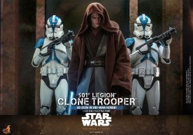 Clone Trooper 501st Legion Star Wars Obi-Wan Kenobi 1/6 Action Figure by Hot Toys