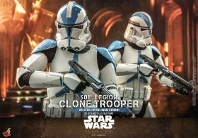 Clone Trooper 501st Legion Star Wars Obi-Wan Kenobi 1/6 Action Figure by Hot Toys