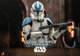 Clone Trooper 501st Legion Star Wars Obi-Wan Kenobi 1/6 Action Figure by Hot Toys