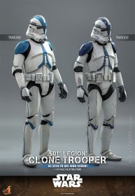 Clone Trooper 501st Legion Star Wars Obi-Wan Kenobi 1/6 Action Figure by Hot Toys