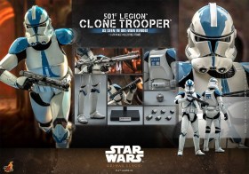 Clone Trooper 501st Legion Star Wars Obi-Wan Kenobi 1/6 Action Figure by Hot Toys