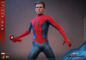 Spider-Man (New Red and Blue Suit) Spider-Man No Way Home Movie Masterpiece 1/6 Action Figure by Hot Toys