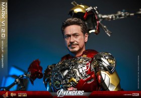 Iron Man Mark VI (2.0) with Suit-Up Gantry Marvel's The Avengers Movie Masterpiece Diecast 1/6 Action Figure by Hot Toys