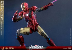 Iron Man Mark VI (2.0) with Suit-Up Gantry Marvel's The Avengers Movie Masterpiece Diecast 1/6 Action Figure by Hot Toys