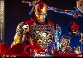 Iron Man Mark VI (2.0) with Suit-Up Gantry Marvel's The Avengers Movie Masterpiece Diecast 1/6 Action Figure by Hot Toys