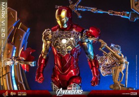 Iron Man Mark VI (2.0) with Suit-Up Gantry Marvel's The Avengers Movie Masterpiece Diecast 1/6 Action Figure by Hot Toys