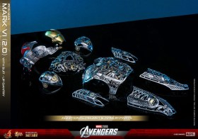 Iron Man Mark VI (2.0) with Suit-Up Gantry Marvel's The Avengers Movie Masterpiece Diecast 1/6 Action Figure by Hot Toys