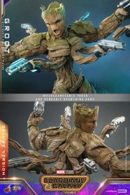 Groot Deluxe Version Guardians of the Galaxy Vol. 3 Movie Masterpiece 1/6 Action Figure by Hot Toys