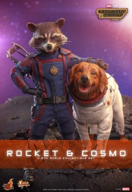 Rocket & Cosmo Guardians of the Galaxy Vol. 3 Movie Masterpiece 1/6 Action Figuren by Hot Toys