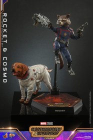 Rocket & Cosmo Guardians of the Galaxy Vol. 3 Movie Masterpiece 1/6 Action Figuren by Hot Toys
