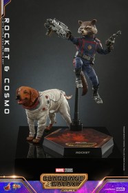 Rocket & Cosmo Guardians of the Galaxy Vol. 3 Movie Masterpiece 1/6 Action Figuren by Hot Toys