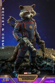 Rocket & Cosmo Guardians of the Galaxy Vol. 3 Movie Masterpiece 1/6 Action Figuren by Hot Toys