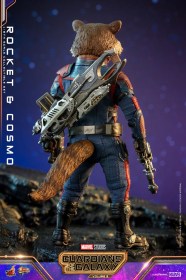 Rocket & Cosmo Guardians of the Galaxy Vol. 3 Movie Masterpiece 1/6 Action Figuren by Hot Toys