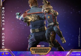 Rocket & Cosmo Guardians of the Galaxy Vol. 3 Movie Masterpiece 1/6 Action Figuren by Hot Toys