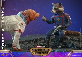 Rocket & Cosmo Guardians of the Galaxy Vol. 3 Movie Masterpiece 1/6 Action Figuren by Hot Toys