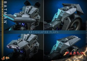 Batman & Batcycle Set The Flash Movie Masterpiece 1/6 Action Figure wih Vehicle by Hot Toys