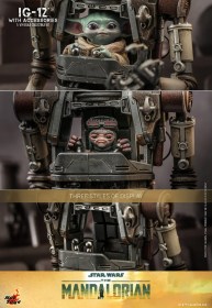 IG-12 with accessories Star Wars The Mandalorian 1/6 Action Figure by Hot Toys