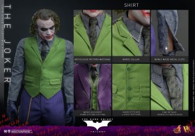 The Joker DX The Dark Knight 1/6 Action Figure by Hot Toys