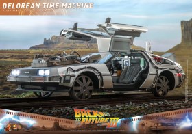 DeLorean Time Machine Back to the Future III Movie Masterpiece 1/6 Vehicle by Hot Toys