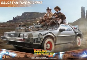 DeLorean Time Machine Back to the Future III Movie Masterpiece 1/6 Vehicle by Hot Toys