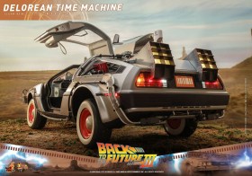 DeLorean Time Machine Back to the Future III Movie Masterpiece 1/6 Vehicle by Hot Toys