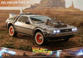 DeLorean Time Machine Back to the Future III Movie Masterpiece 1/6 Vehicle by Hot Toys