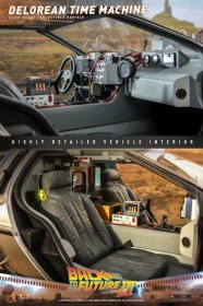 DeLorean Time Machine Back to the Future III Movie Masterpiece 1/6 Vehicle by Hot Toys