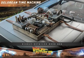 DeLorean Time Machine Back to the Future III Movie Masterpiece 1/6 Vehicle by Hot Toys