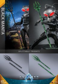 Black Manta Aquaman and the Lost Kingdom Movie Masterpiece 1/6 Action Figure by Hot Toys