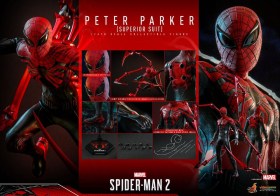 Peter Parker (Superior Suit) Spider-Man 2 Video Game Masterpiece 1/6 Action Figure by Hot Toys