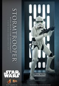 Stormtrooper with Death Star Environment Star Wars Movie Masterpiece 1/6 Action Figure by Hot Toys