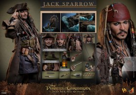 Jack Sparrow Deluxe Pirates of the Caribbean Dead Men Tell No Tales 1/6 Action Figure by Hot Toys