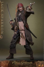 Jack Sparrow Pirates of the Caribbean Dead Men Tell No Tales 1/6 Action Figure by Hot Toys