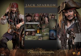 Jack Sparrow Pirates of the Caribbean Dead Men Tell No Tales 1/6 Action Figure by Hot Toys