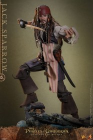 Jack Sparrow Pirates of the Caribbean Dead Men Tell No Tales 1/6 Action Figure by Hot Toys